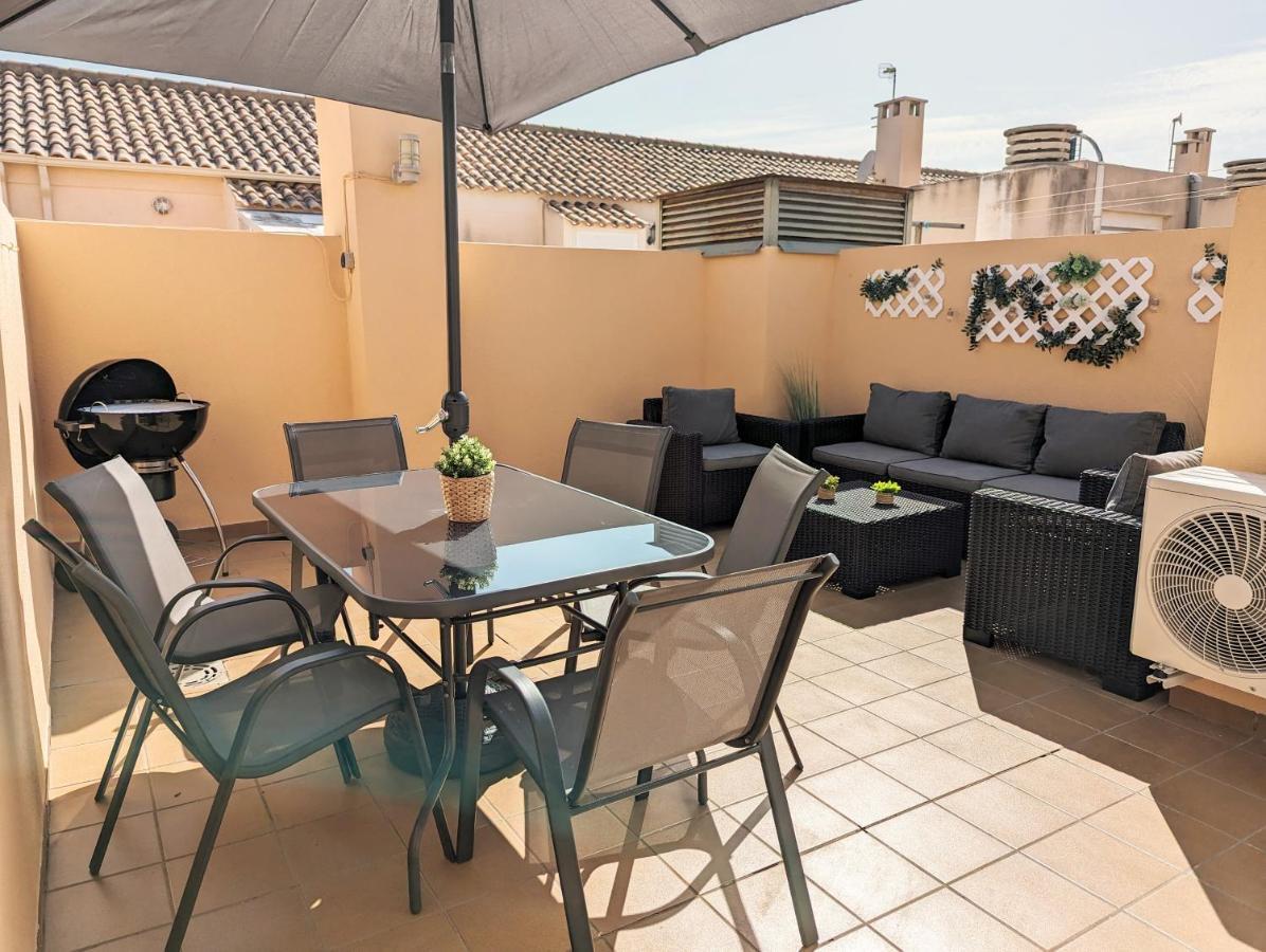 Apartamento Las Palmeras - Con Terraza, Barbacoa, Aire Acondicionado Y A 250M De La Playa! Los Alcázares Eksteriør bilde
